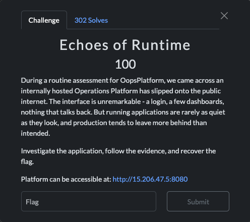 EoR Challenge Information