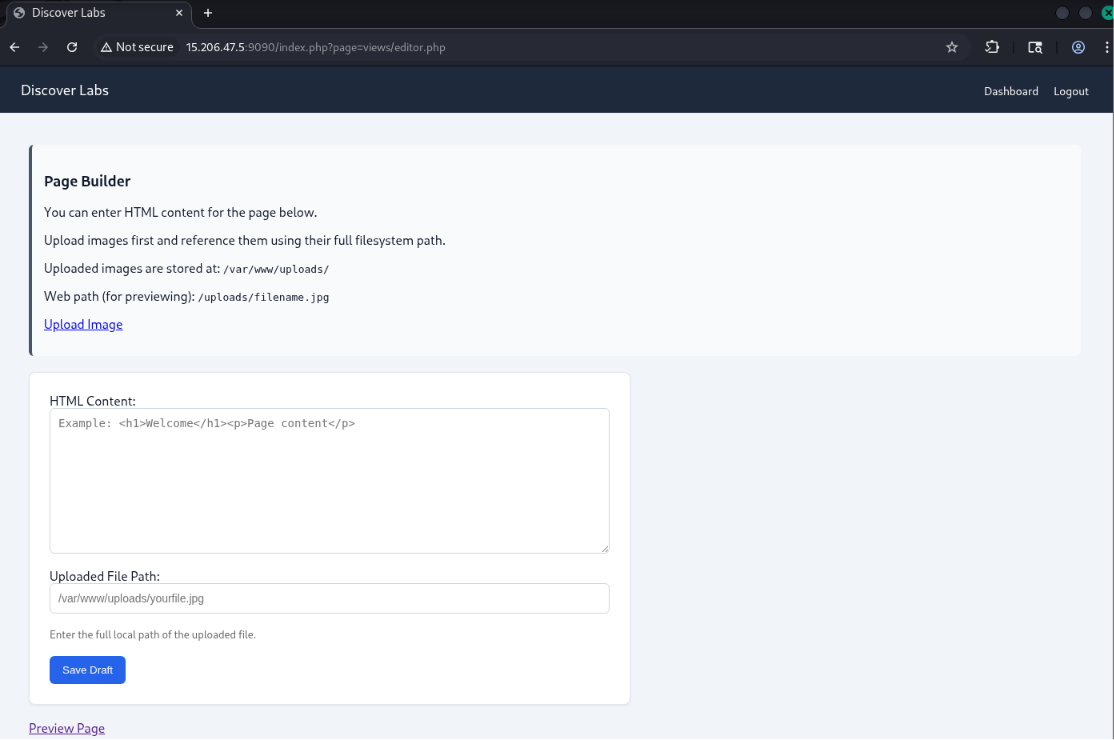 CMS Dashboard