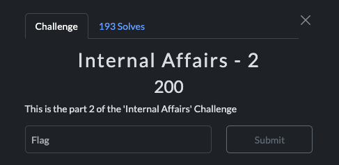 IA2 Challenge Information
