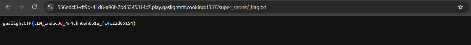 flag endpoint