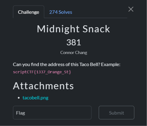 Challenge Info